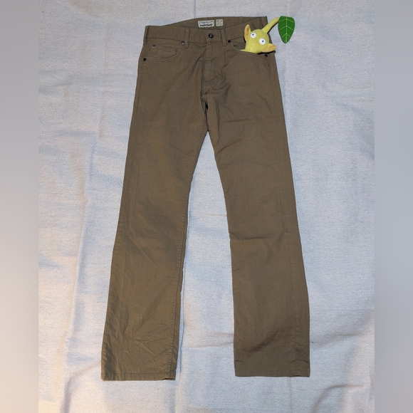 2 For $60! Patagonia Organic Cotton Flat front pants mens 30 32 - Picture 1 of 11